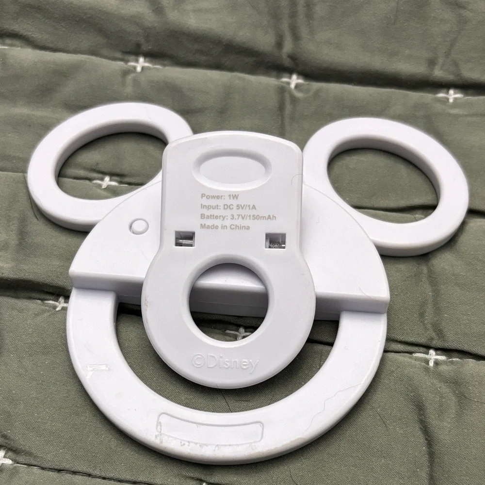 Disney Mickey Mouse White Ring Light (three brightness settings)